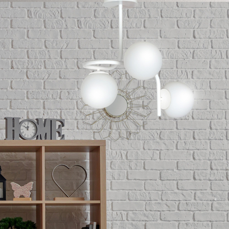 Lampa sufitowa KALF 3 WHITE Emibig 1031/3 biały