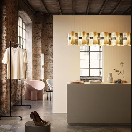 Lampa wisząca Slamp LA LOLLO - PEWTER 140 LALS3XLPWT01T00NMTEU szary