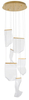 Lampa wisząca Luces Exclusivas CALI LE41371 złoty
