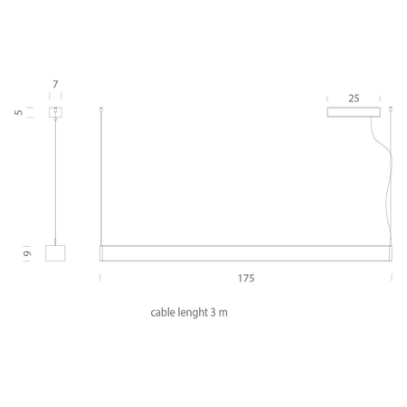 Lampa wisząca Nemo TRULWW5C Tru Biała