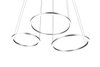 Lampa wisząca Trio 323610307 srebrny