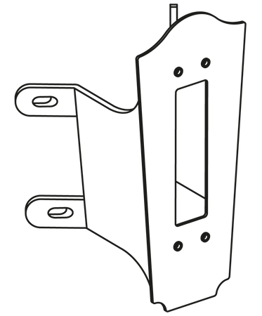 CORNER BRACKET 152 WHITE