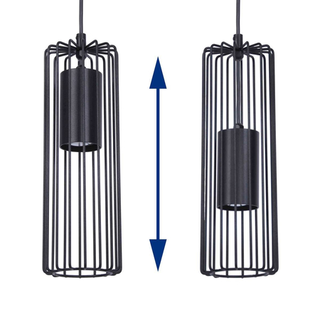Lampa wisząca FALCON Kaja K-4933 czarny