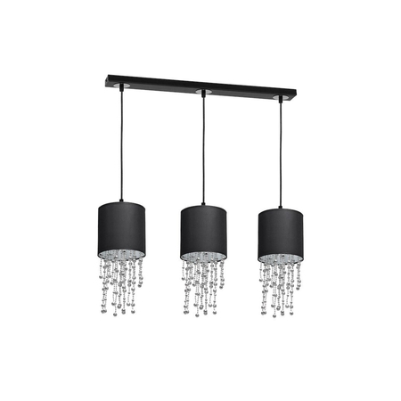 Milagro Lampa wisząca ALMERIA BLACK/CHROME 3xE27 MLP64300 Czerń / Chrom
