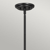 Średnia lampa wisząca Somerset - 1 źródło światła - Czarna Quintiesse QN-SOMERSET-P-O-BK