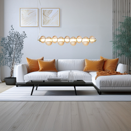 Milagro Lampa wisząca BOLLA GOLD 32W LED ML1426 ZŁOTY