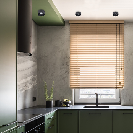 Milagro Oprawa Podtynkowa Bali Round Black ML0060 CZARNY