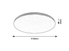 Lampa sufitowa Rabalux Toma 3874 chrom