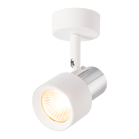 Milagro Spot Cino 1xGU10 Biały + Chrom ML9944 BIAŁY / CHROM