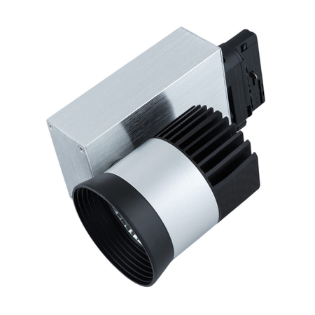 Reflektor Szynowy 3-fazowy LED GreenieD COB 20W obudowa aluminiowo-czarna WW