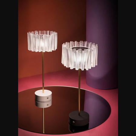 Lampa stołowa Slamp ACCORDÉON - PRISMA/BLACK ACRT000PRB000BT000EU czarny