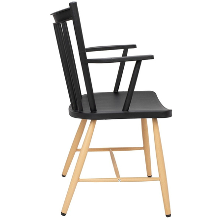 Krzesło MILA ARM czarne