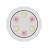Eko-Light Lampka Podszafkowa Jojo RGB + 3000/6000K EKB1665 BIAŁY / CZARNY