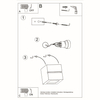Sollux Lighting Kinkiet ceramiczny LEO LINE SL.0230