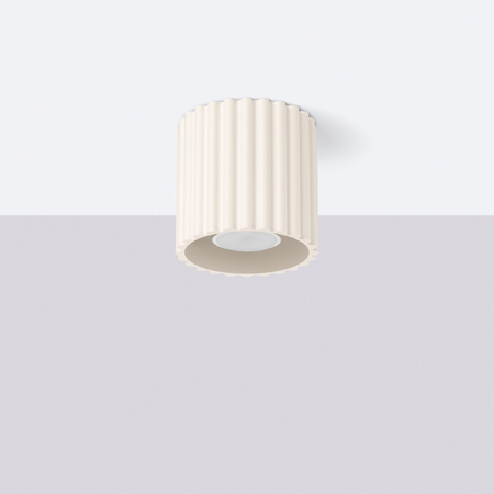 Sollux Lighting Plafon AURA 1 beżowy GU10 SL.1789