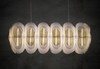 Lampa wisząca Slamp FIORDLYS - GOLD LINEAR FRDSXXLGLD01T00LINEU złoty