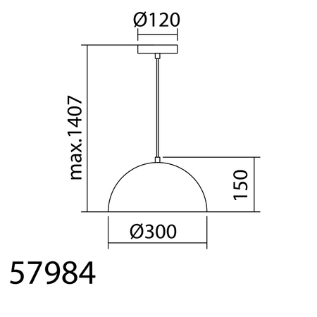 Lampa wisząca GOKO biały Ø30cm 1xE27