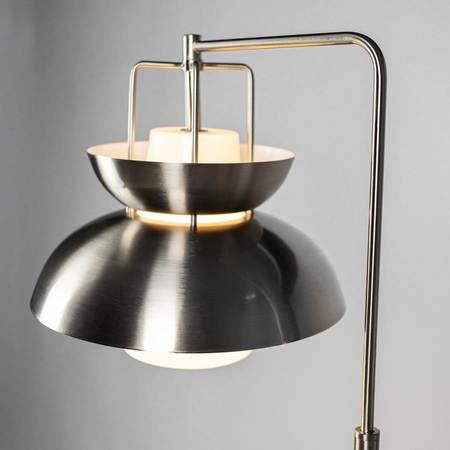 Lampa stojąca Scandavian niklowana