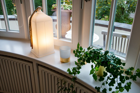 Latarnia LED Lampa zewnętrzna ogrodowa 2700K Biała ciepła 45cm 42499W biały