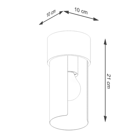 Sollux Lighting Plafon FLASH biały SL.1673