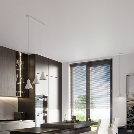 Sollux Lighting Lampa wisząca TAZILA 1 biała [ES111] SL.0987