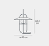 Lampa stołowa Fontana Arte F438405500NNWL Setareh