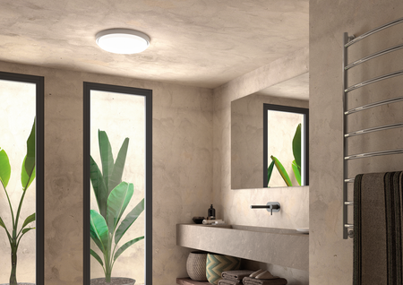 Lampa sufitowa łazienkowa MARES biały LED 24W Ø350mm 4000K IP44