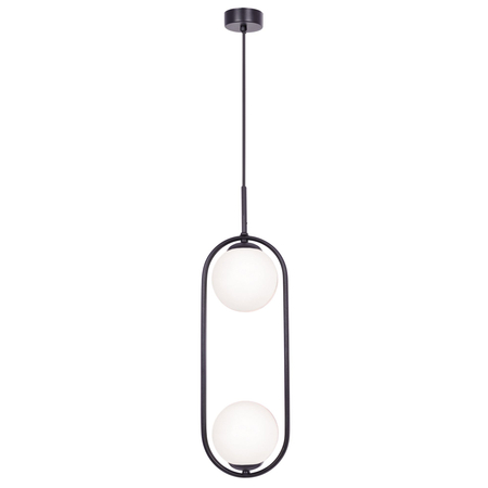 Lampa wisząca PARVA Kaja K-5101 biały/czarny