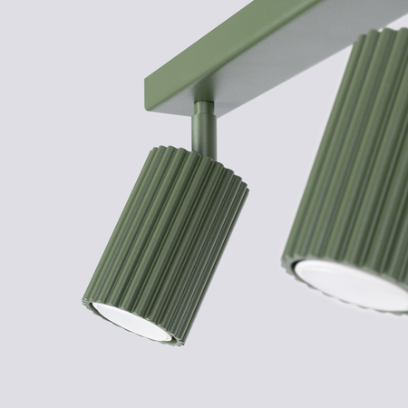 Sollux Lighting Plafon KARBON 2 zielony oliwkowy SL.1618