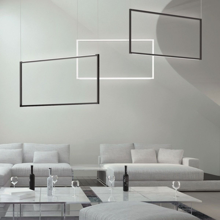 Lampa wisząca Nemo SPILNN51 Spigolo Vertical Czarna