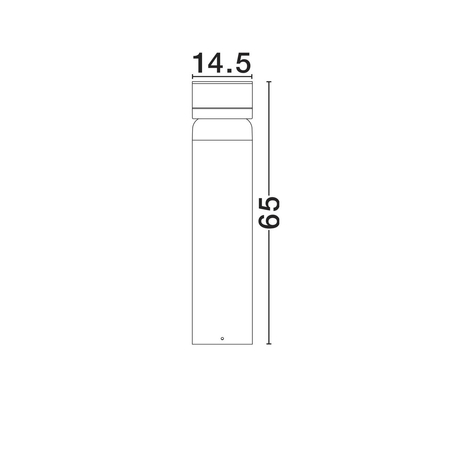 Lampa ogrodowa Luces Exclusivas OSCELIA LE75130 czarny