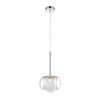 Lampa wisząca REGO 1 Azzardo AZ3081 clear / chrome