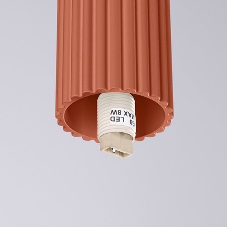 Sollux Lighting Plafon HALO ochra czerwona IP44 SL.1728