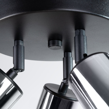 Sollux Lighting Plafon WINX 3P czarny/chrom SL.1369