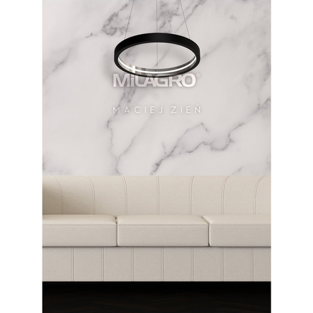 Milagro Lampa Wisząca CASSIOPEIA 8,5W LED MZ5043 Czerń / Chrom