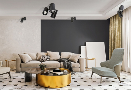 Spot MAKALU 1 BK Azzardo AZ4210 czarny