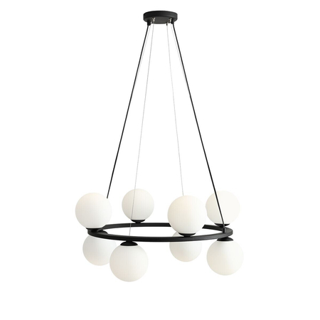 Lampa wisząca KRONE 8 BLACK Aldex 1085P1 czarny