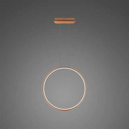 Lampa wisząca Ledowe Okręgi No.1 X 40cm 3k miedziana Dali