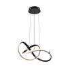 Lampa wisząca INDIGO Zuma Line MD9717-1-3BCD czarny/złoty