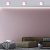 Milagro Lampa sufitowa DIXIE Pink 1xGX53 MLP7553 RÓŻOWY / BIAŁY