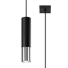 Sollux Lighting Lampa wisząca LOOPEZ 1 czarny/chrom SL.0940