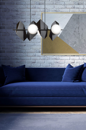 Lampa wisząca DRIFTON 4 BLACK Emibig 636/4 biały/czarny