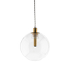 Lampa wisząca Abigali GLOBO2 G4 ⌀120mm szklana, złote elementy