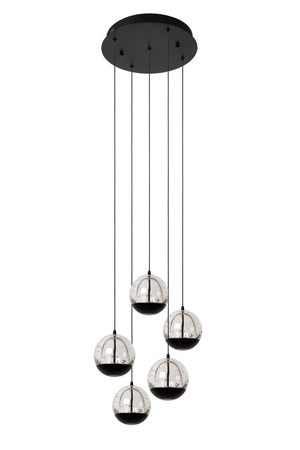 Lampa wisząca Lucide SENTUBAL 13498/24/30 czarny