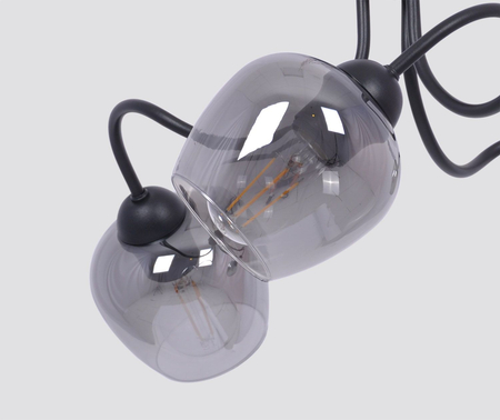 Lampa sufitowa SARA Kaja K-5195 grafitowy