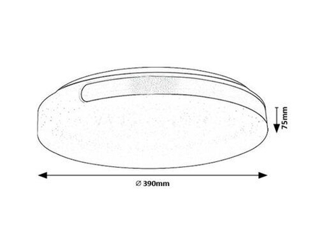 Lampa sufitowa Rabalux Danuta2 71085 chrom