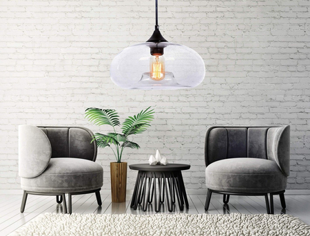 Lampa wisząca Lumina Deco LDP-6810-1-PR Brosso D30 Clear