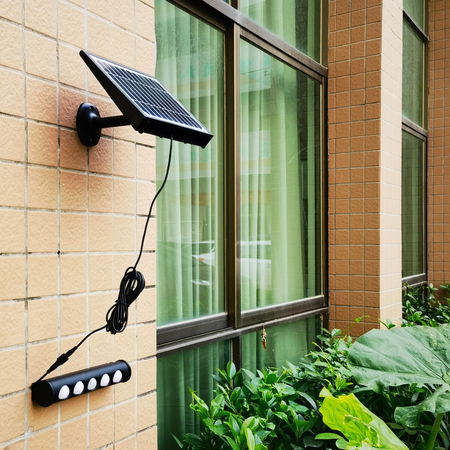 Eko-Light Lampa Solarna Talent 8W 4000K IP65 EKO8328 CZARNY