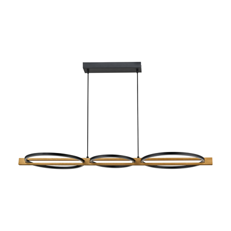 Lampa wisząca Italux Natano PND-55362-40W-WO Czarny piaskowany