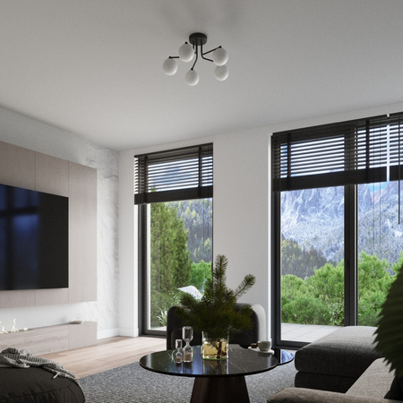 Sollux Lighting Kinkiet ASTRAL 1 czarny SL.1661